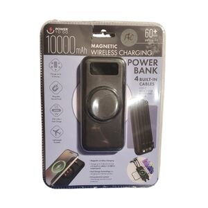 Power To Go Magnetic Wireless Charging Power Bank